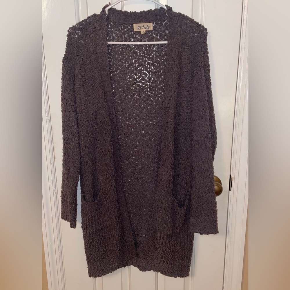 cute popcorn cardigan
